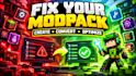 create, fix minecraft modpack mod convert covert cobbleman pixelmon server setup