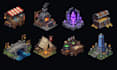 create custom isometric pixel art, tilemaps, rpg assets and game environment