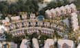 design large scale residential masterplan 3d aerial site plan real estate render
