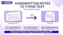 convert image to text, handwritten notes to ms word
