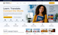 build squarespace language translator school website academy education website