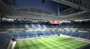 recreate 3d panel soccer field,stadium facility,vr model,seat array,stair height