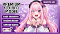 design live2d vtuber model, vtuber rigging, vtuber avatar, vtube studio