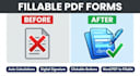 create interactive fillable pdf form