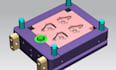3d mold design for die casting, metal mold, manufacturing and renderings