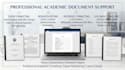 provide research formatting, editing, and academic document support