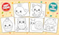create bold and easy coloring pages for KDP