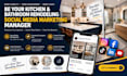 be your kitchen remodeling, bathroom remodeling social media marketing manager