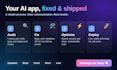 fix and improve your lovable bolt replit or ai generated web app