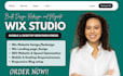 design and develop wix studio website wix design wix studio redesign wix website