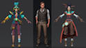 create 3d game character for unreal engine 5 and unity with 3d character rigging