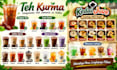 design a professional restaurant food menu