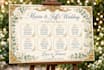 design stunning wedding seating chart, stationary and welcome sign