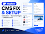 fix or set up webflow cms collections, dynamic pages and cms structure