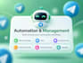 build a telegram admin bot with moderation and automation