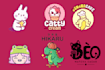 design a cute kawaii cartoon mascot logo