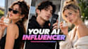 create ai influencer product ads