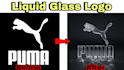 convert and make logo into a liquid glass style