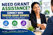 connect you with trusted grant experts for your needs