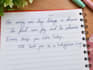 write anything by hand bangla and english both