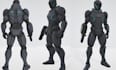 create a custom sci fi 3d character, cyberpunk or futuristic game ready model