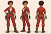 create a professional character sheet or reference sheet for your character