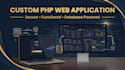 build a PHP mysql website with database functionality