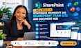 build a responsive microsoft 365 sharepoint team site and document hub
