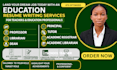 write professional teacher resumes and cover letters