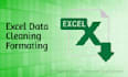 clean, format, merge, split excel data