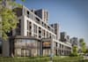 develop 3d city residence, residential complex visual, high rise building render