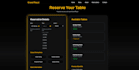 build a restaurant website with online booking and admin dashboard