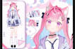 draw and rig live2d vtuber model, anime vtuber, vtuber rigging, 2d vtuber model