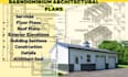 draw barndominium architectural plans, roof plan, elevation, section, architect