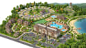 create hotel map resort campground map tourism wayfinding map city event map