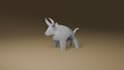 create lowpoly character for game
