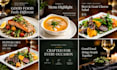design food and restaurant social media posts