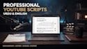 write youtube video scripts in urdu and english
