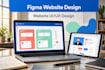 draw figma website design, website ui ux design, figma ui ux