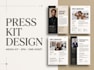 design a professional press kit, media kit, epk and one sheet