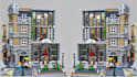 design custom lego modular building moc with studio 3d model and pdf instruction