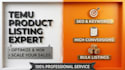 professionally manage and optimize your temu store a to z