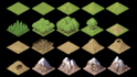 do isometric tileset isometric tilemap game map pixel map game assets game tiles