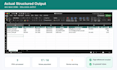 extract structured data from pdfs to excel CSV and json