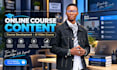 create online course content, course development and ai video course