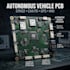 design autonomous vehicle controller pcb with stm32 can gps and sensor interface