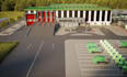 create 3d factory animation, 3d industrial manufacturing process video