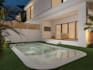 realistic pool, backyard, exterior and landscape 3d design and