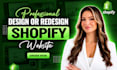 design and develop christmas dropshipping shopify store, build shopify website