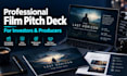 design a professional film pitch deck presentation
